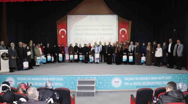 Genç Nida Kur’an-ı Kerim’i Güzel Okuma Yarışması finali yapıldı