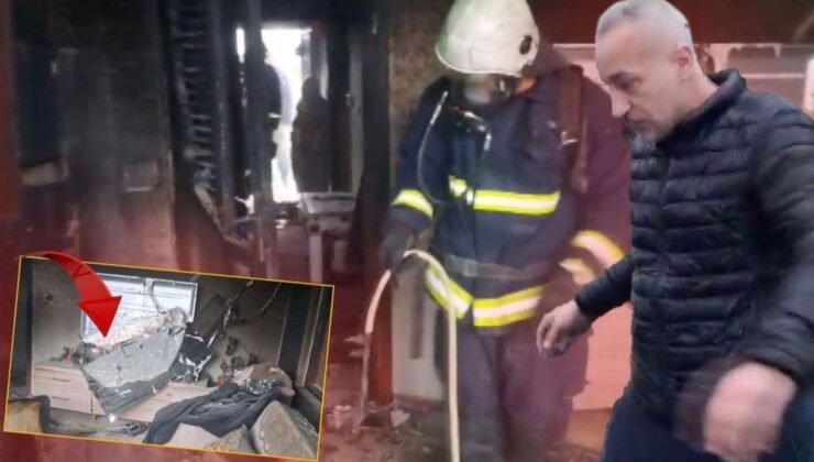 Serik’te sobadan çıkan yangın korkuttu: 1 kişi hafif yaralandı