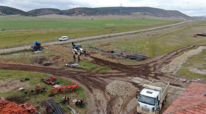 İnönü’de mahalle içi yollar yenileniyor