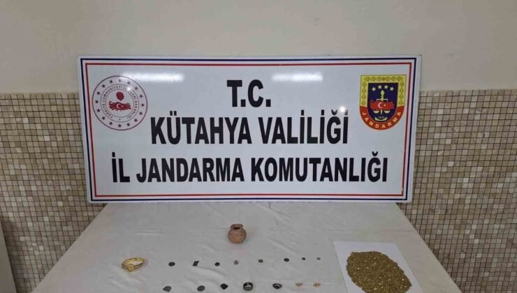 Kütahya’da jandarmadan tarihi eser operasyonu