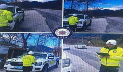 Isparta–Antalya karayolu’nda drone destekli trafik denetimi