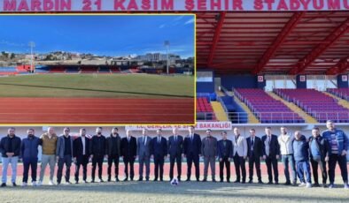 Mardin 21 Kasım stadyumu yenilendi