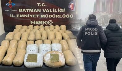 Batman’da narkotik operasyonu: Tır da 51 kilo toz esrar ele geçirildi
