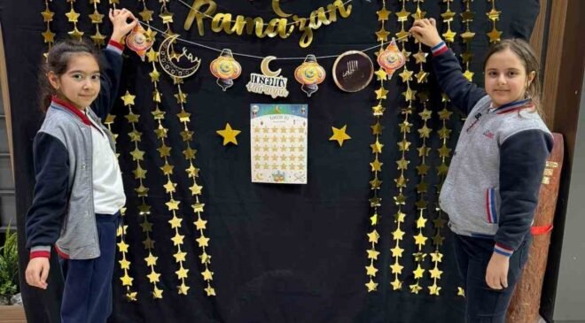 Miniklerin okulda Ramazan hazırlığı