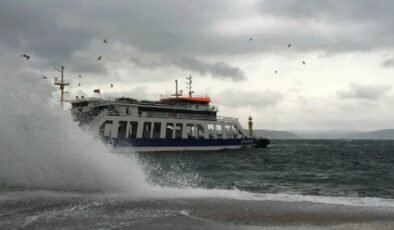 Güney Marmara’da feribot seferlerine hava engeli