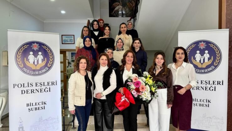 Polis Eşleri Derneği Bilecik Şubesi’nin yeni başkanı Sibel Çağlar oldu