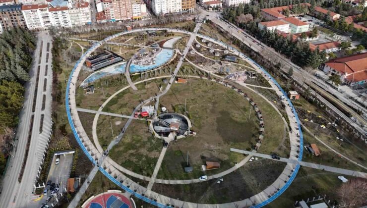 Recep Tayyip Erdoğan Millet Bahçesi’nde çalışmalarda sona gelindi