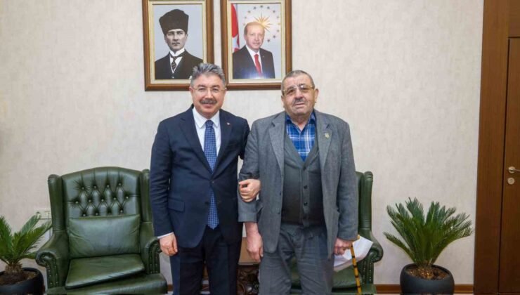 Şehit ve gazi ailelerinden Vali Yılmaz’a ziyaret