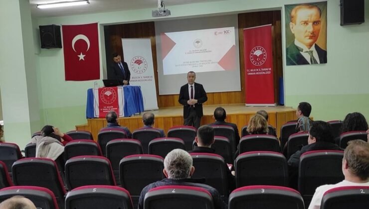 Tarım şehri Bilecik’te  üreticilere hayati bilgilendirme