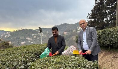 Hindistan’ın Türkiye Büyükelçisi Rize’de: Türkiye’ye geldikten sonra günde 7-8 bardak çay içiyorum