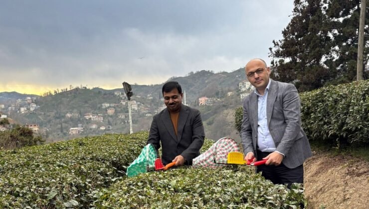 Hindistan’ın Türkiye Büyükelçisi Rize’de: Türkiye’ye geldikten sonra günde 7-8 bardak çay içiyorum