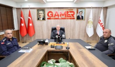 Aksaray Valisi Murat Duru, aylık asayiş değerlendirmesini yaptı