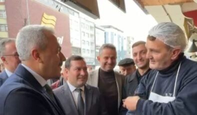 Maduro çıkışıyla gündem olan esnafı Vali Baydaş ziyaret etti