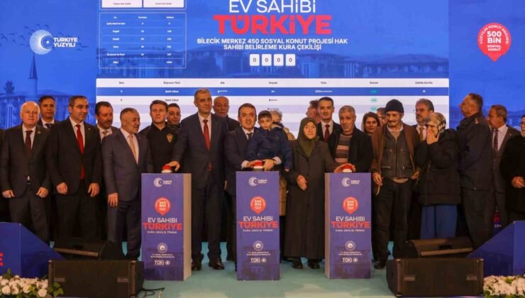 Yüzyılın Konut Projesi” kapsamında inşa edilecek bin 419 adet sosyal konutun kura çekimi gerçekleştirildi