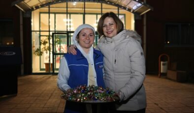 Ayşe Ünlüce’den Sabah Mesaisindeki Personele Bayram Ziyareti