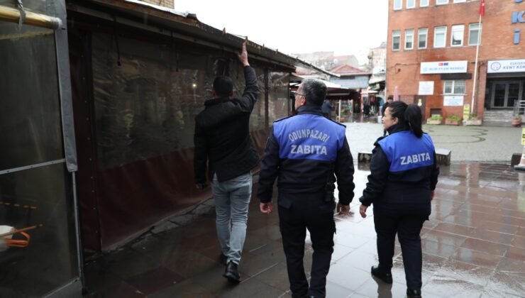 Eskişehir Odunpazarı’nda Kaldırım İşgallerine Sıkı Denetim