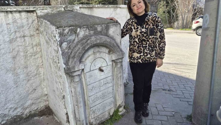 Bakımsız kalan asırlık çeşmenin restore edilmesi isteniyor