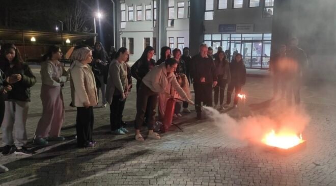 Bala Hatun Yurdu’nda afet tatbikatı