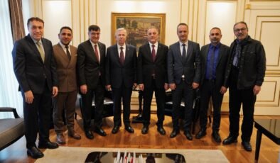 Başkan Kahveci’den şehirler arası iş birliği için önemli görüşme