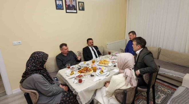 Bilecik protokolü şehit ve gazi aileleriyle iftarda buluştu