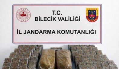 Bilecik’te 13 bin 580 makaron ve 10 kilo kıyılmış tütün ele geçirildi