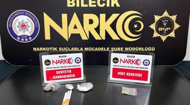 Bilecik’te bonzai ve kenevir tohumu ele geçirildi: 1 gözaltı