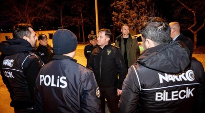 Bilecik’te huzur uygulaması: 11 aranan şahıs yakalandı