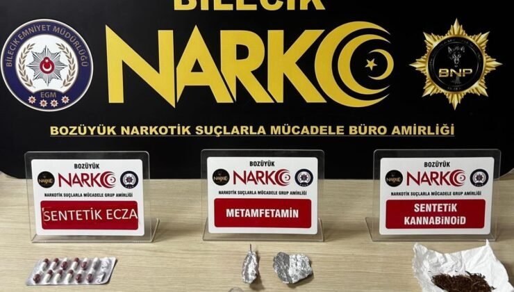 Bilecik’te uyuşturucu operasyonu: 3 şüpheli yakalandı