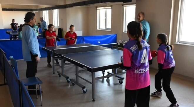 ‘Masa Tenisi Küçük Kızlar Müsabakaları’ tamamlandı