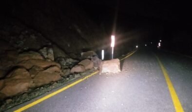 Emet’te toprak kayması