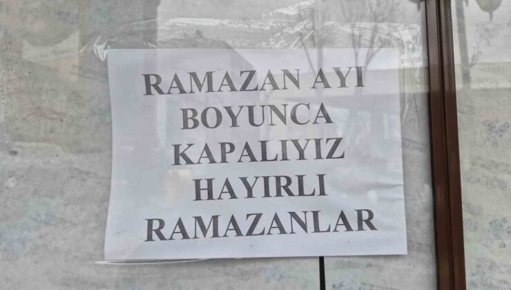 Eskişehir esnafından “Ramazan” arası