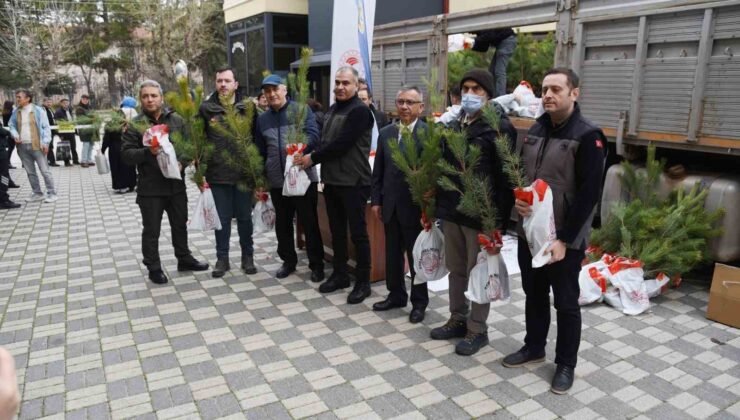 Eskişehir Orman Bölge Müdürlüğü’nden fidan dağıtımı