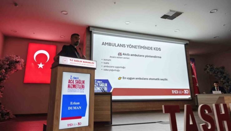 Eskişehirli acil sağlık ekibi Türkiye kongresine damga vurdu