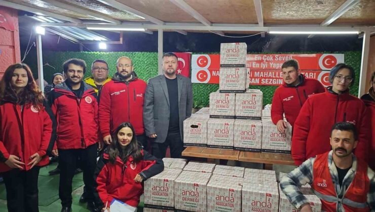 İhtiyaç sahibi 200 aileye gıda yardımı yapıldı