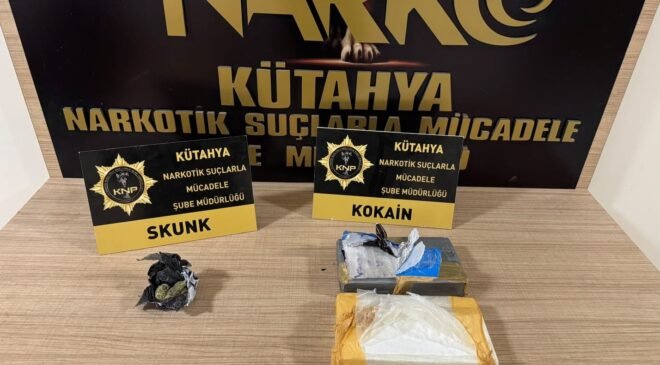 Kütahya’da uyuşturucu operasyonları; 67 şüpheli yakalandı, 10 tutuklama