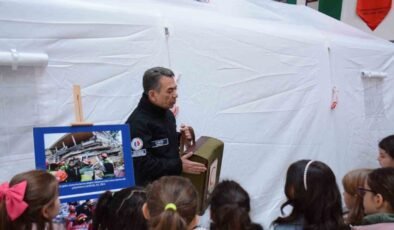 Miniklere afet bilinci aşılandı