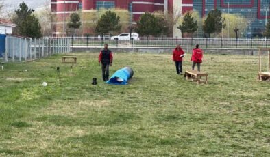 Uluslararası düzeyde alan ve enkaz arama köpekleri sınavı Afyonkarahisar’da başladı
