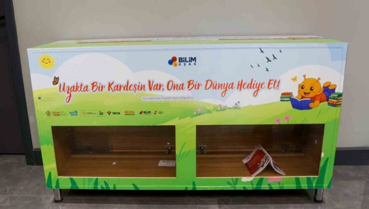 Uşak Belediyesi’nden “Kitap Kumbarası” projesi