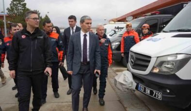 Vali Aktaş, AFAD’ın çalışmaları hakkında bilgilendirildi