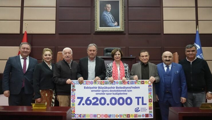 Eskişehir Büyükşehirden Amatör Spor Kulüplerine7 Milyon 620 Bin Tl Destek