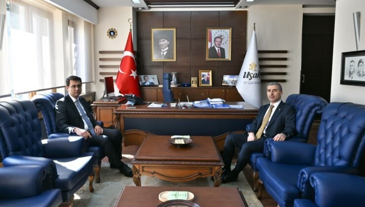 Afyonkarahisar Valisi Aktaş’tan Vali Kartal’a hayırlı olsun ziyareti