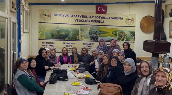 Başkan Tekin: “Kadın dayanışmasıyla Pazaryeri daha güçlü”