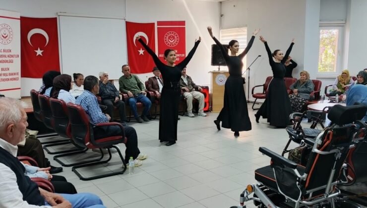 Bilecik huzurevinde Kafkas halk oyunlarıyla renkli anlar yaşandı