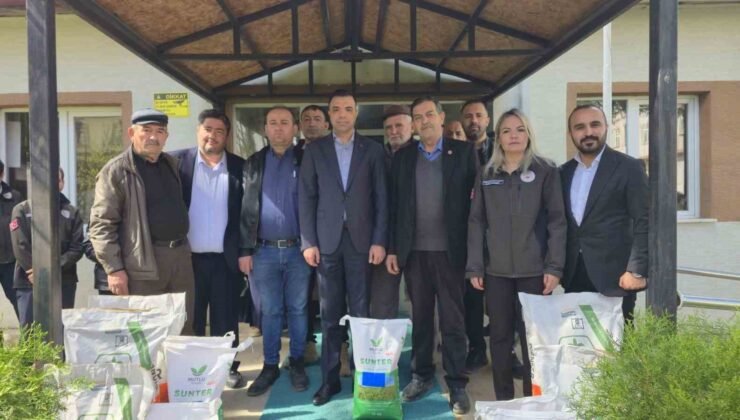 Bilecik’te çiftçilere tohum desteği sağlandı