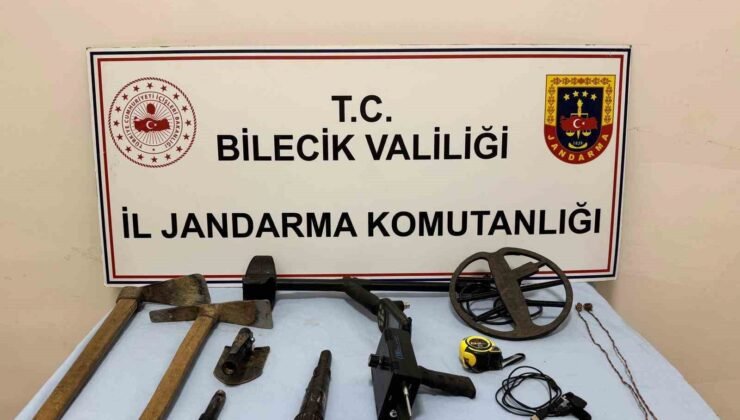 Bilecik’te define operasyonu: 3 şüpheli suçüstü yakalandı