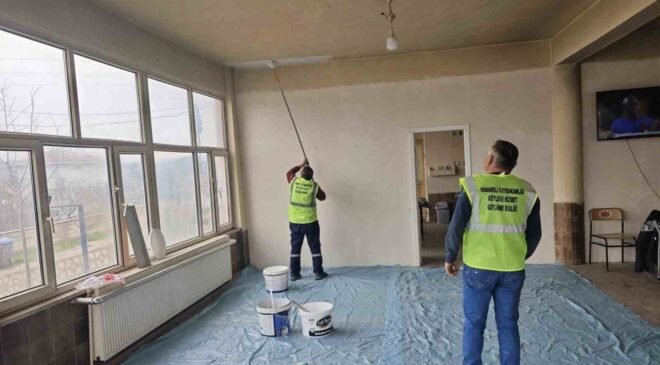 Bilecik’te köy konaklarına bakım ve onarım yapıldı