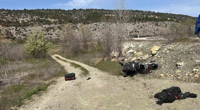 Bilecik’te motosiklet kazası, 1 yaralı