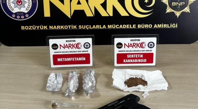 Bilecik’te uyuşturucu madde ve silah ele geçirildi