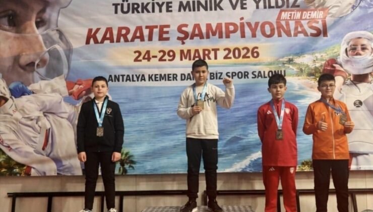 Bilecikli sporcudan Türkiye Karate Şampiyonası’nda bronz madalya