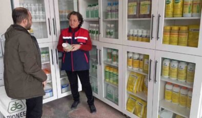 Bitki koruma ürünleri bayilerine yönelik denetim